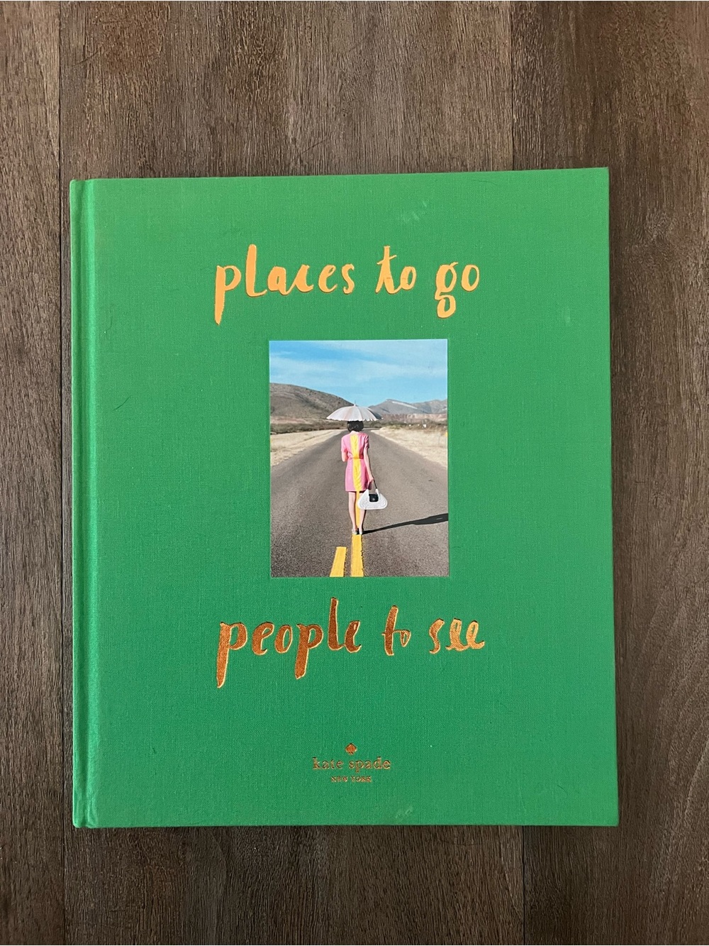 kate spade Green 'Places to Go People to See' Hardcover Coffee Table Book